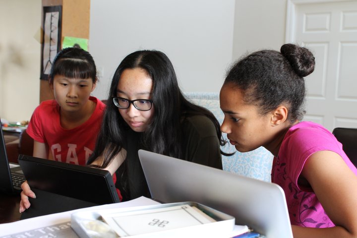 2019 Finalists Claire Jin Tori Sodeinde and Jessica Zhang